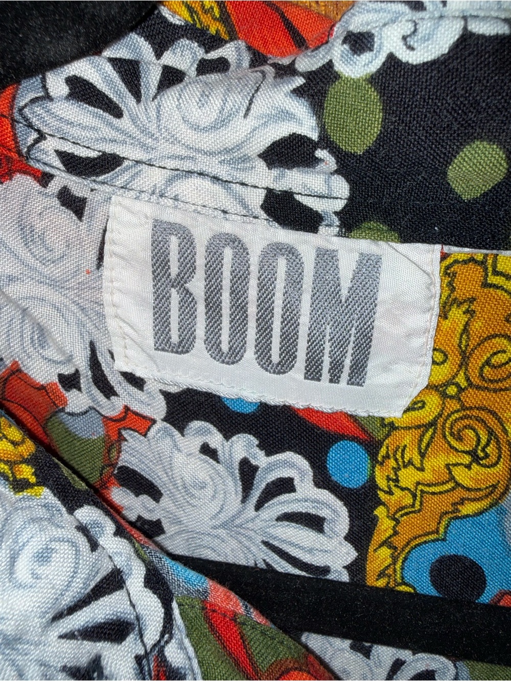 Multi-Color Printed Button-Down Shirt - Picture 2 of 3